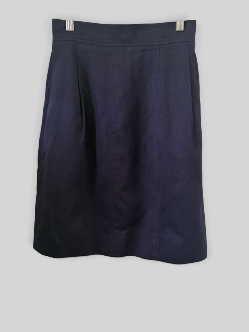 CHANEL Dark Navy A-Line Skirt - Picture 7 of 14